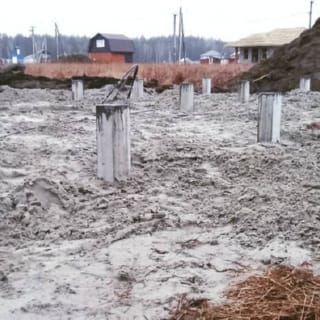 Фундаменты на забивных ЖБ сваях